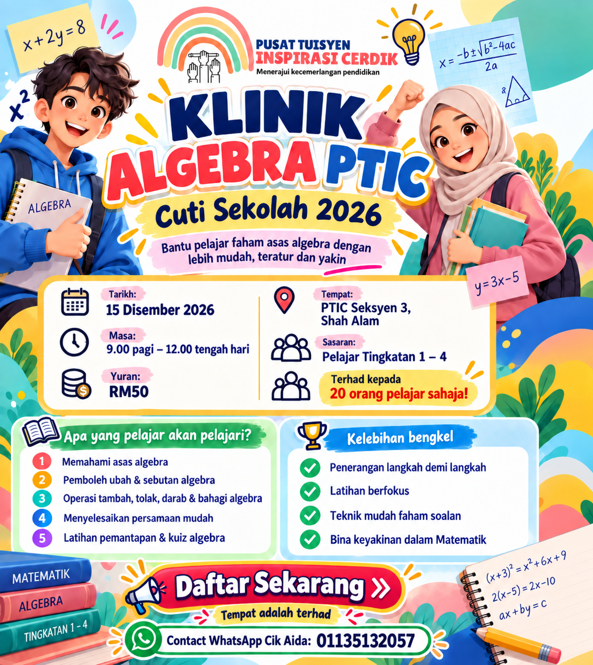 Poster Klinik Algebra